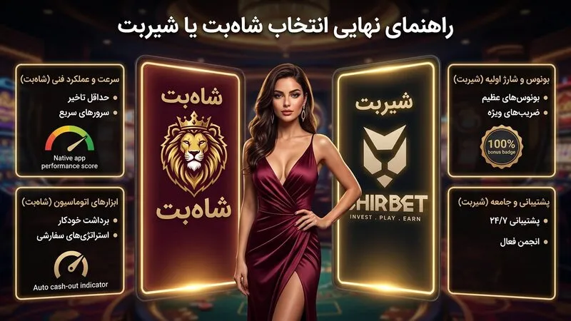 جدول نهایی انتخاب بین شاه بت و شیر بت
