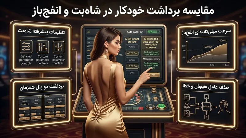 مقایسه برداشت خودکار شاه بت و انفج باز