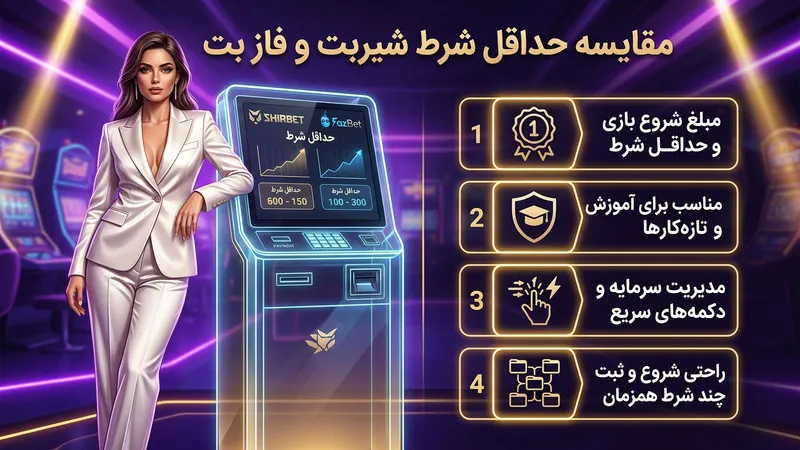 مقایسه حداقل شرط شیر بت و فاز بت؛ شرایط شروع بازی چگونه است؟