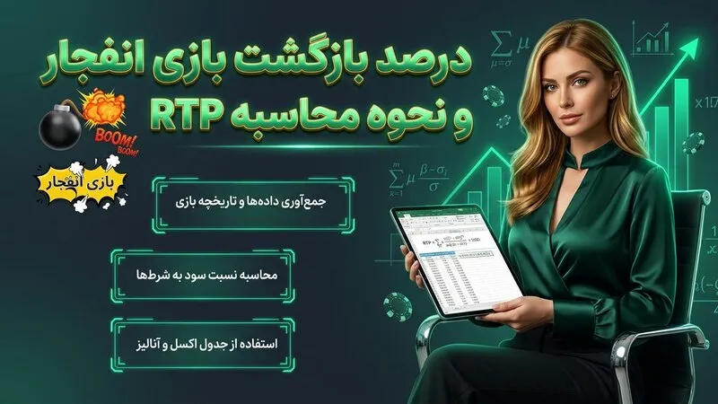 درصد بازگشت بازی انفجار و نحوه محاسبه RTP