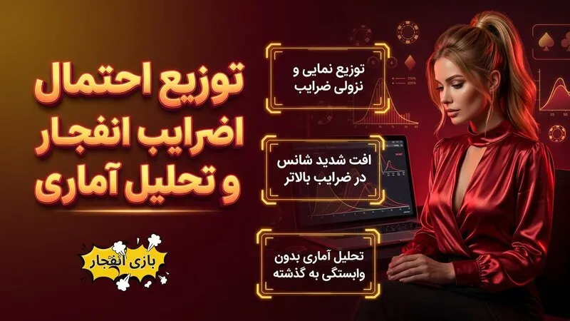 توزیع احتمال ضرایب انفجار و تحلیل آماری